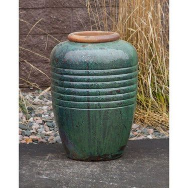 Genova FNT3376 Ceramic Vase Complete Fountain Kit Vase Fountain Blue Thumb
